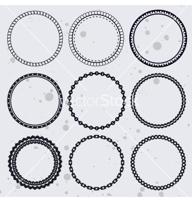 Circle Frame Vector