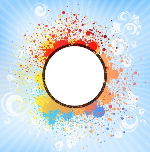 Circle Frame Vector