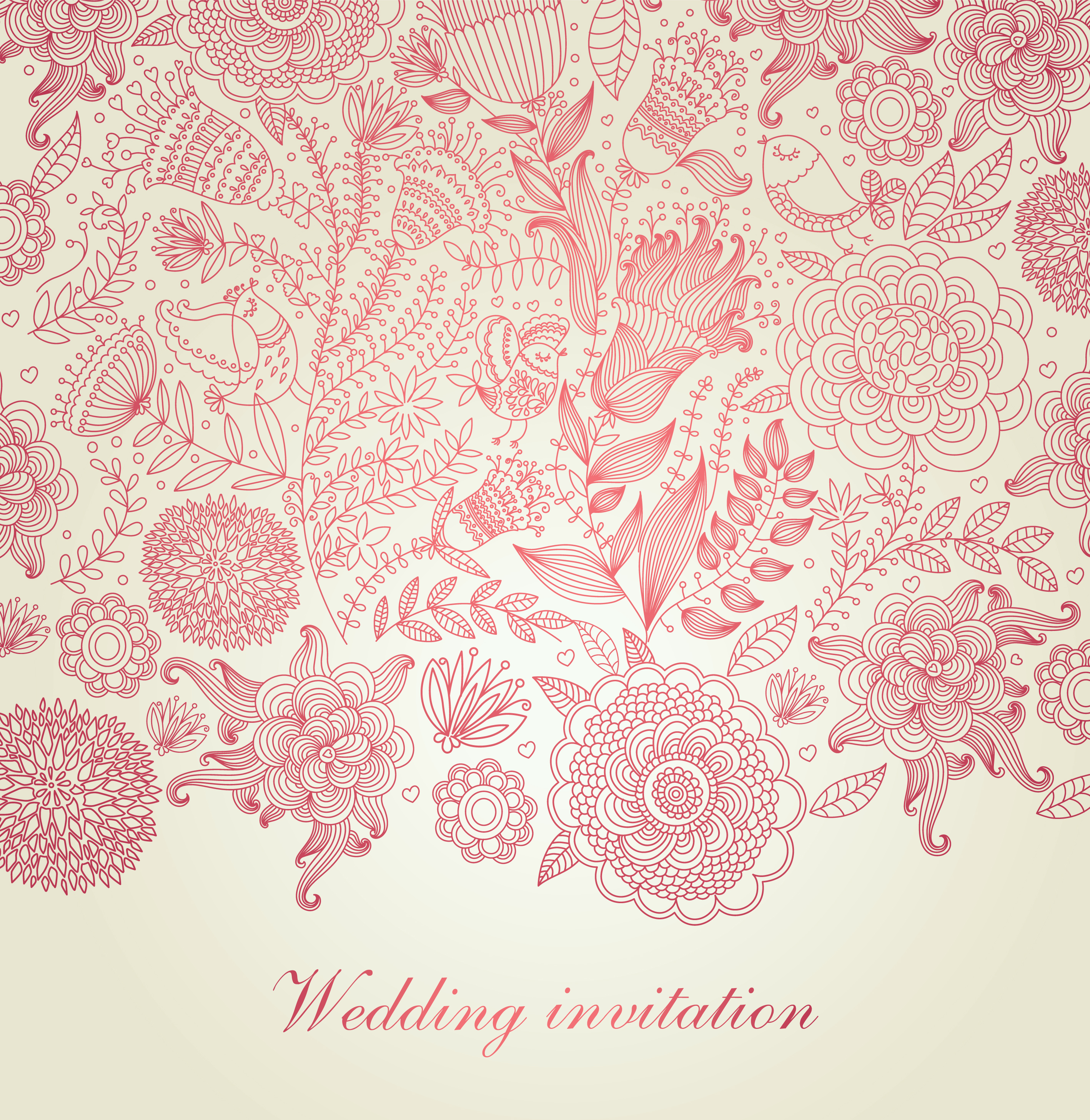 Classical Floral Pattern Vector