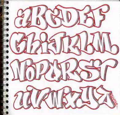 Cool Graffiti Alphabet Letters