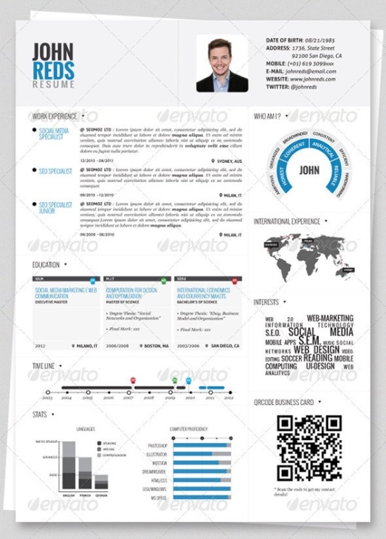 Creative Resume Templates Creative Resume Templates