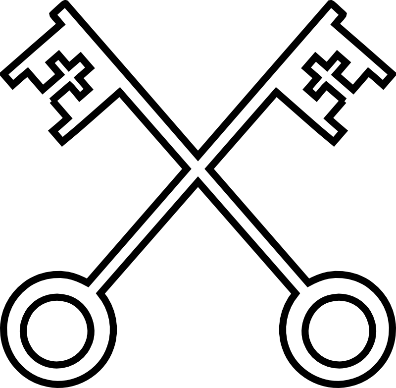 Crossed Keys Symbol Meaning