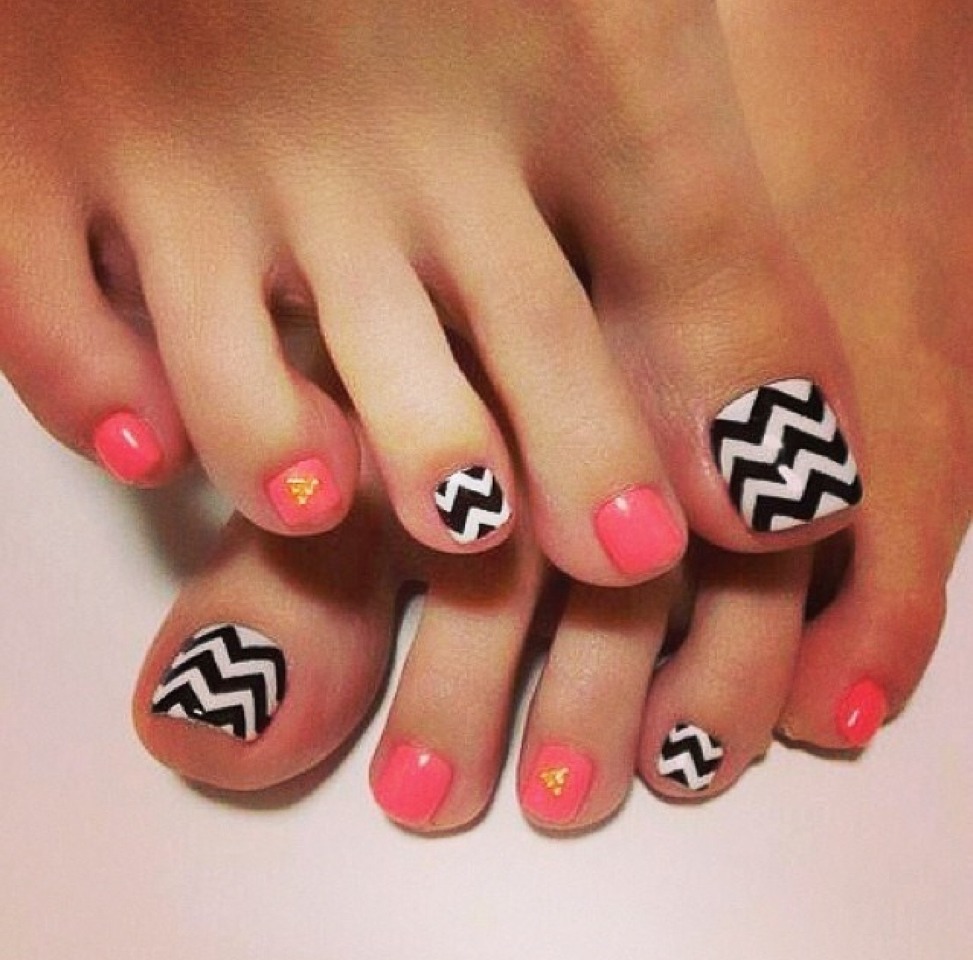 Cute Toe Nail Design