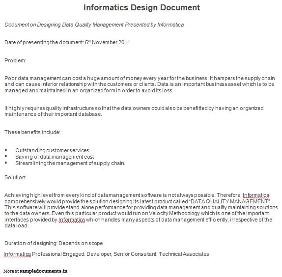Design Document Sample
