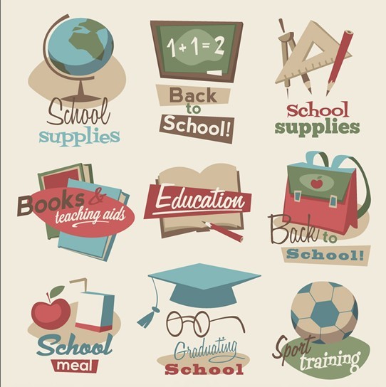 Education Icons Vector Free