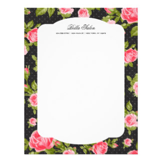 Elegant Vintage Floral Border