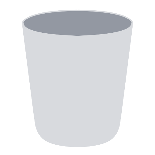 Empty Trash Can Icon