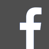 Facebook Round Icon Grey