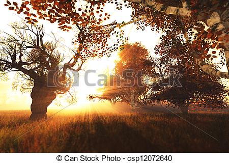 Fall Nature Scenes Clip Art Free