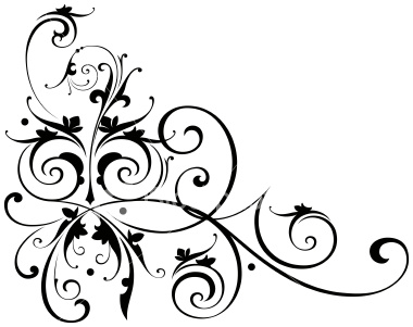 Fancy Scroll Design Clip Art