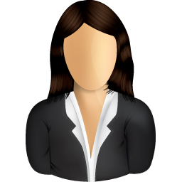 Female Business User Icon