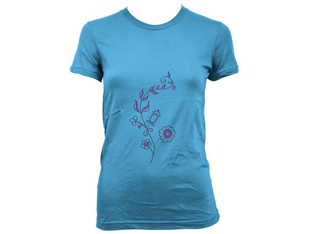 Female T-Shirt Template PSD
