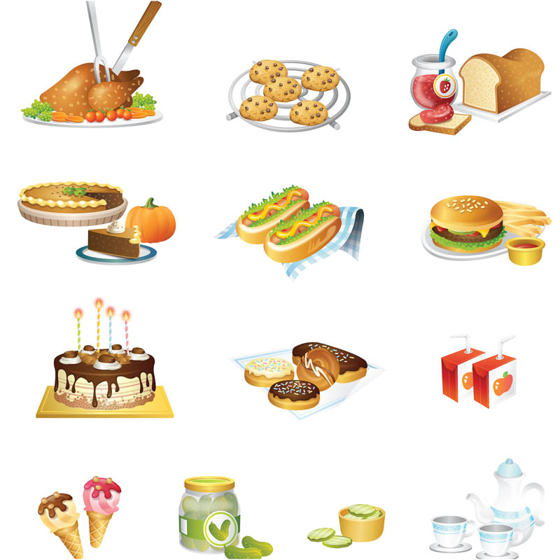 Food Vector Illustrations
