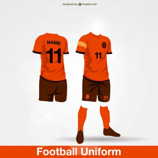 Football Uniform Design Template Football Uniform Design Template