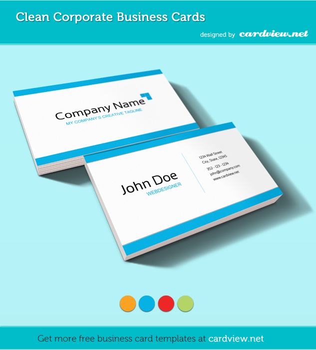 Free Business Card PSD Template