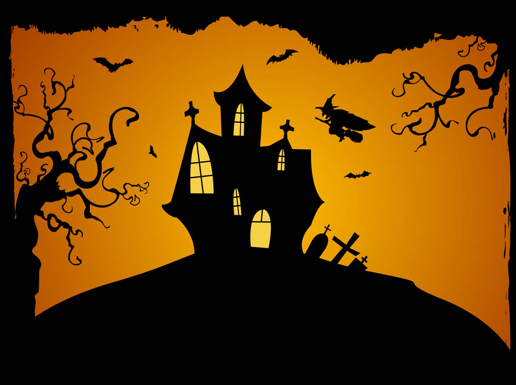 17 Halloween Background Vector Images