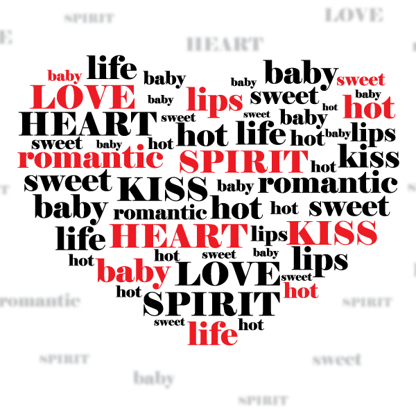 Free Heart Shape Word Cloud