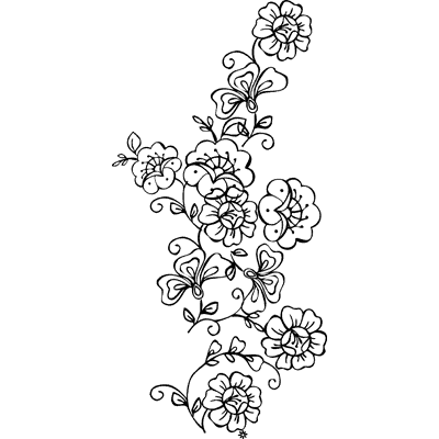 Free Printable Flower Tattoo Stencils