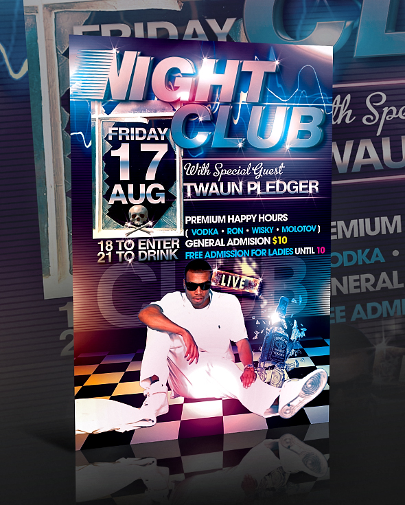 Free Psd Club Flyer Template