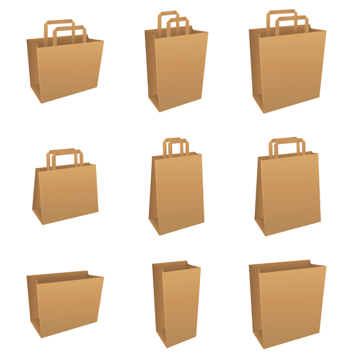 Free Vector Images of Brown Paper Bags