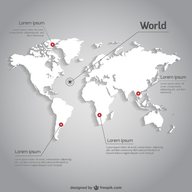 Free-Vector-Infographic-World-Map