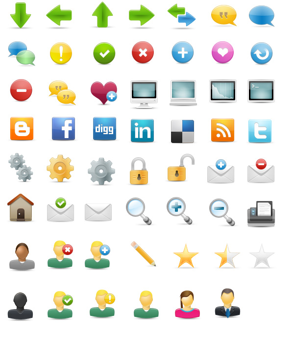 Free Web Page Icons