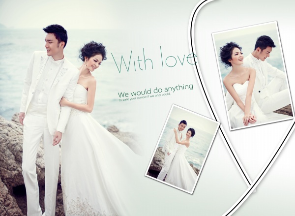 Free Wedding Album PSD Templates