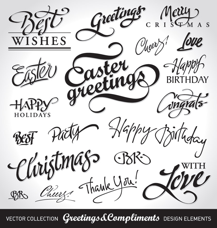 Free Word Christmas Vector Art