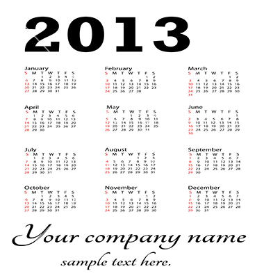 Generic Calendar Generic Calendar