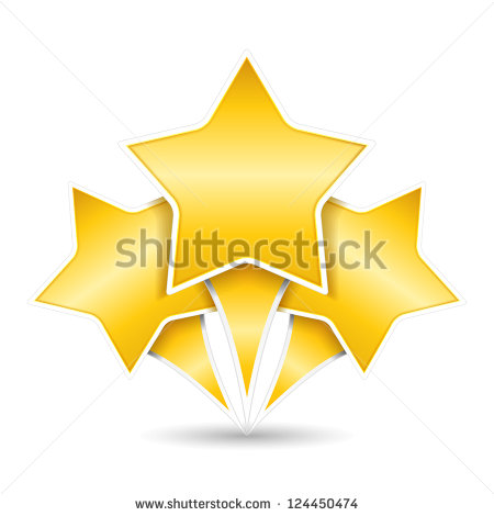 Gold Star Vector