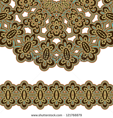 Gold Vintage Border Designs