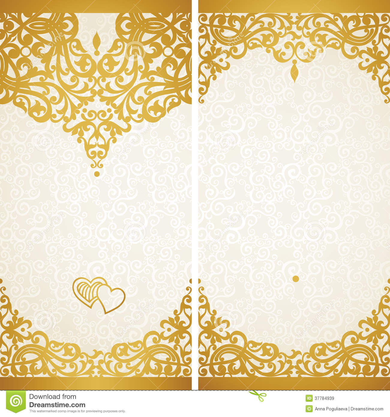 Gold Vintage Border Designs