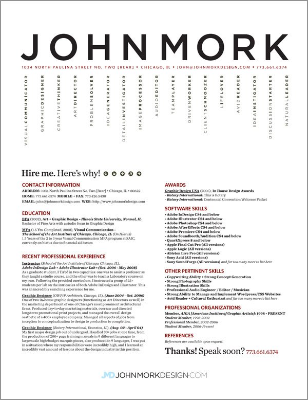 Graphic Designer Resume Design Graphic Designer Resume Design