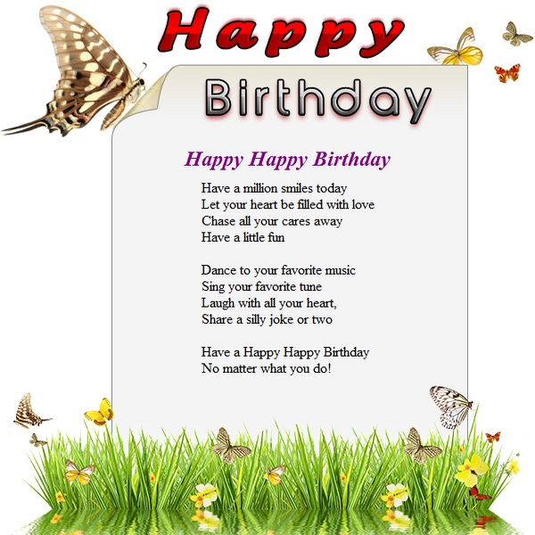 Happy Birthday Email Template