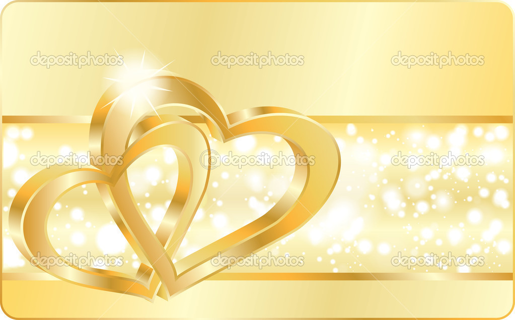 Heart Wedding Ring Vector