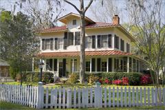 House with Landscaped Yard