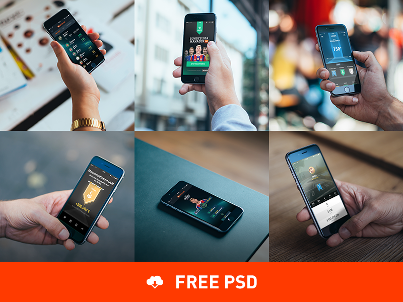 iPhone 6 Mockups Free