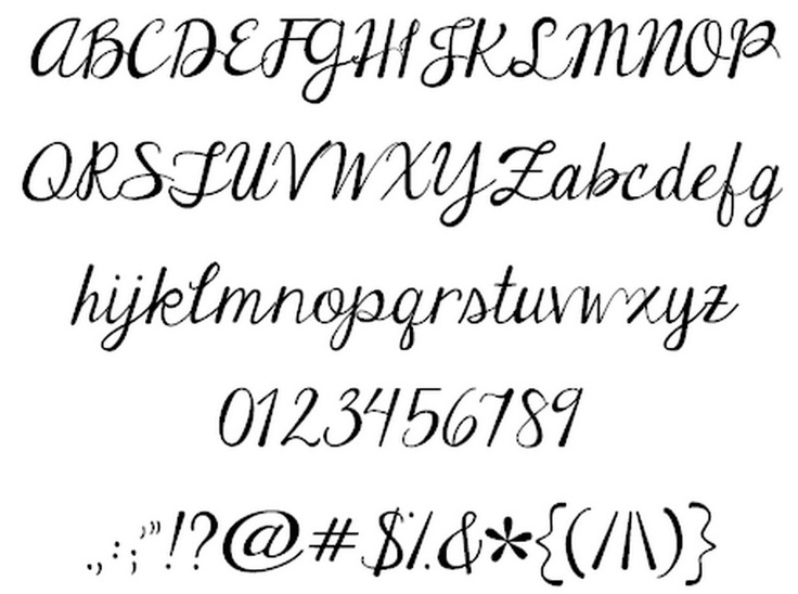 Janda Elegant Handwriting Font Janda Elegant Handwriting Font