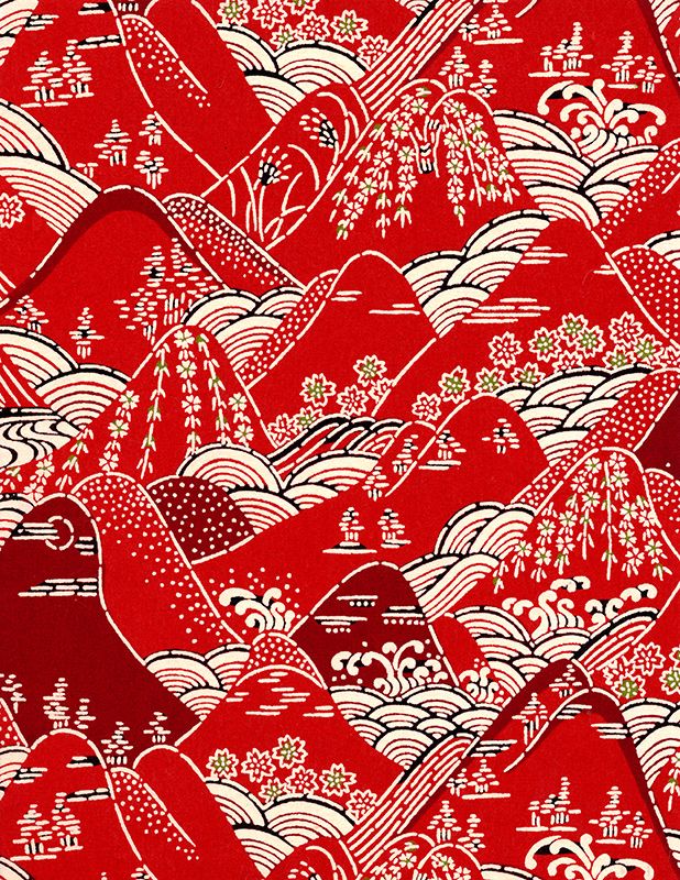Japanese Red Pattern