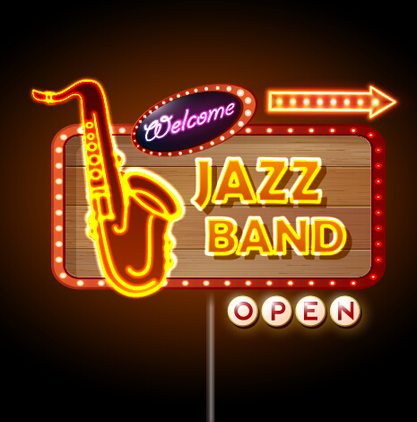 Jazz Neon Sign Graphic