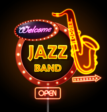 Jazz Neon Sign Graphic