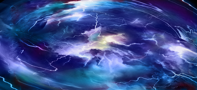 Lightning Photoshop Template