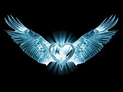 Love Heart with Angel Wings