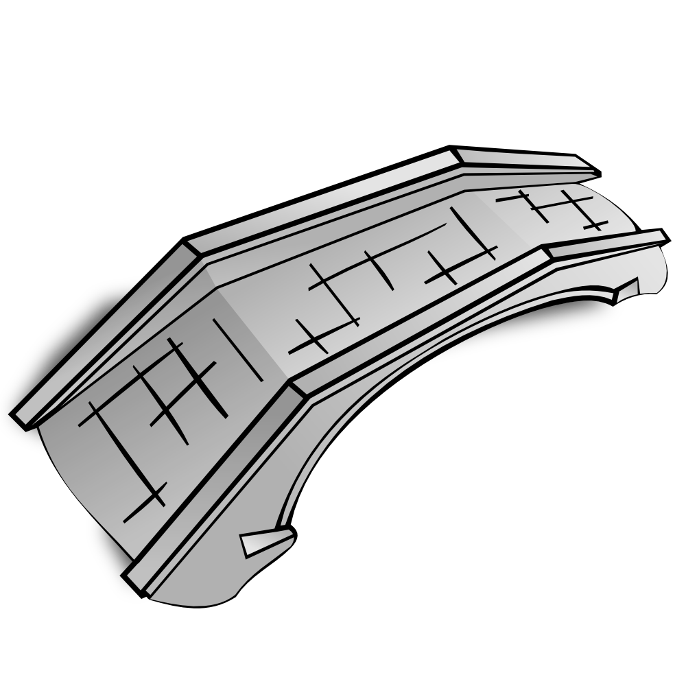 Map Bridge Symbols Clip Art