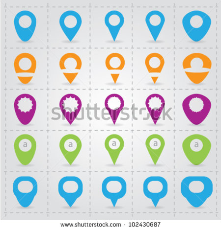 Map Pin Icon Vector