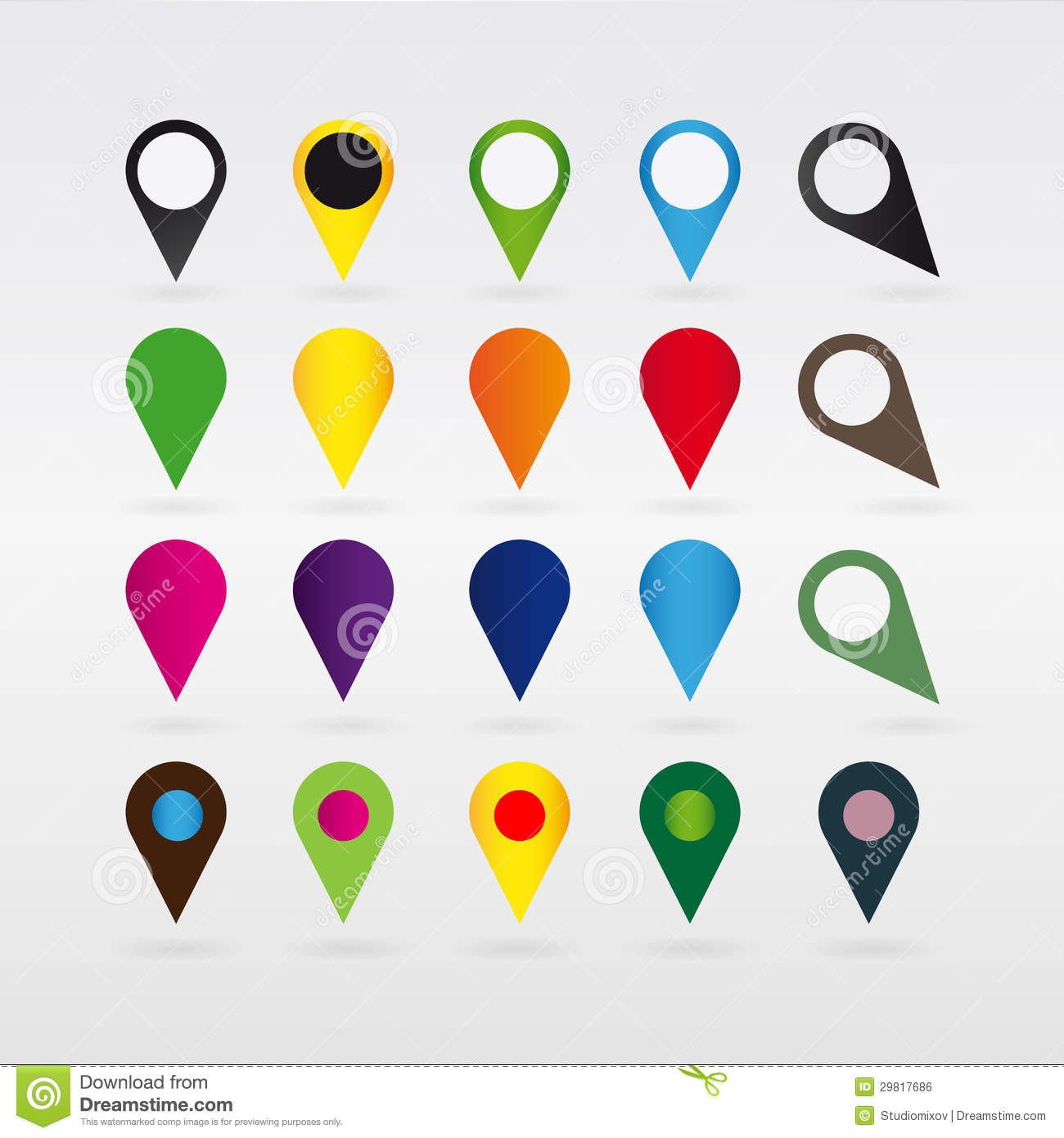 Map Pin Vector Free