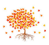 Maple Tree Cartoon Clip Art