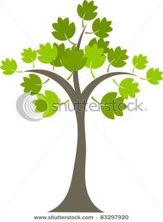 Maple Tree with Roots Logo
