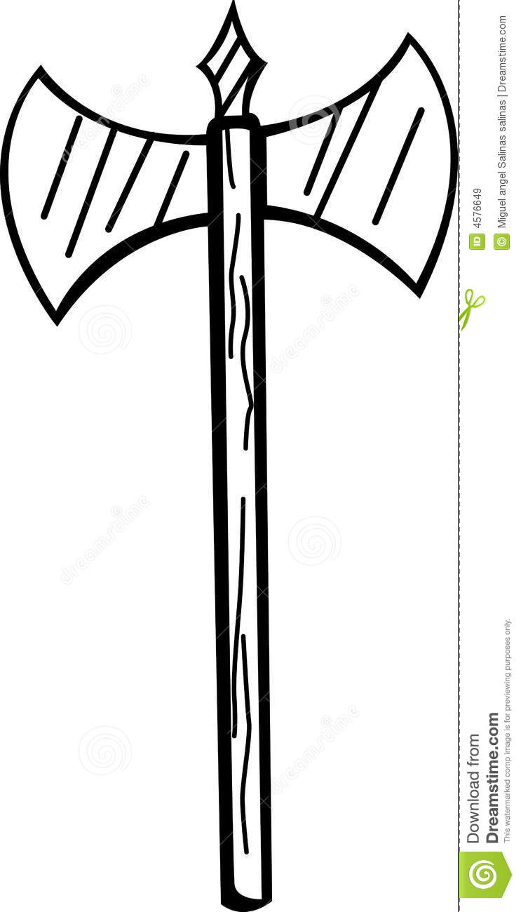 Medieval Axe Vector