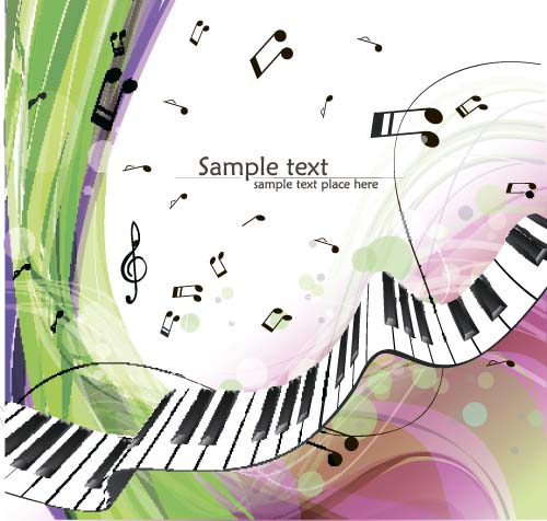 Music Abstract Vector Art